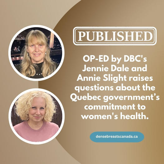 OP-ED: Gaps remain in Quebec's New Breast Screening Policy