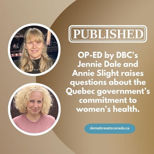 OP-ED: Gaps remain in Quebec's New Breast Screening Policy